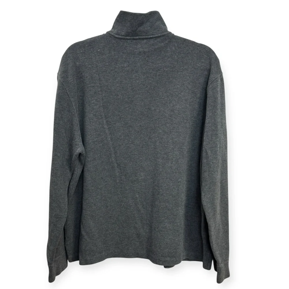 Polo Ralph Lauren Men's Grey Half-Zip Sweater‎ Size M